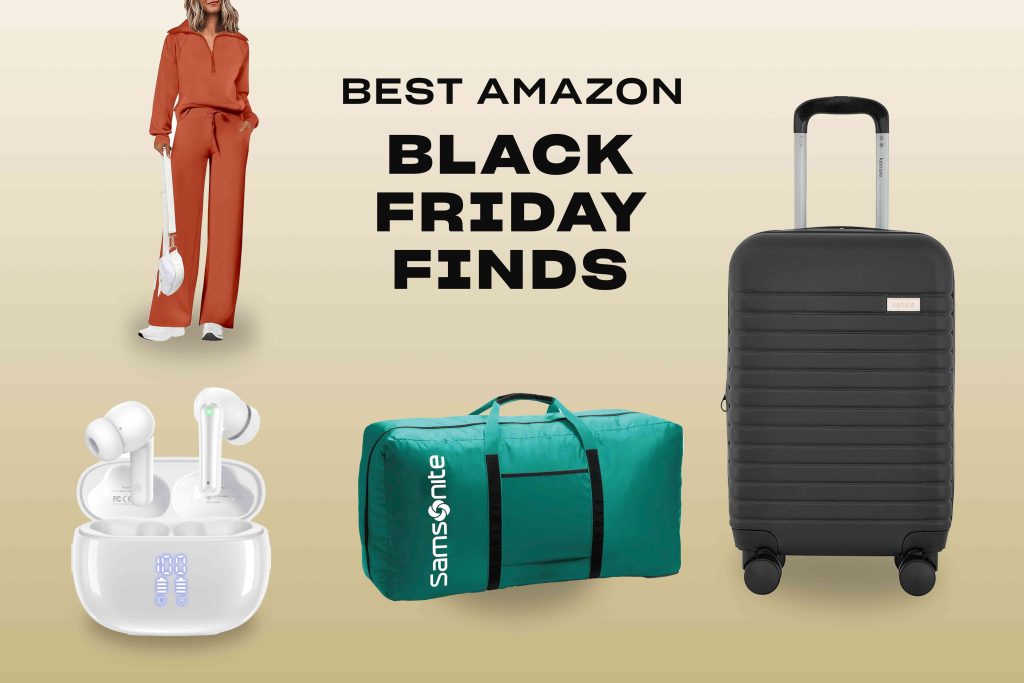 A collage of images with the words best amazon black friday finds.