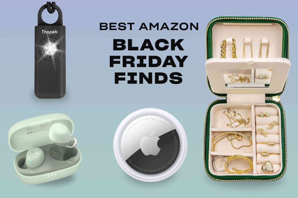 A collage of black friday items with the text " best amazon black friday finds ".