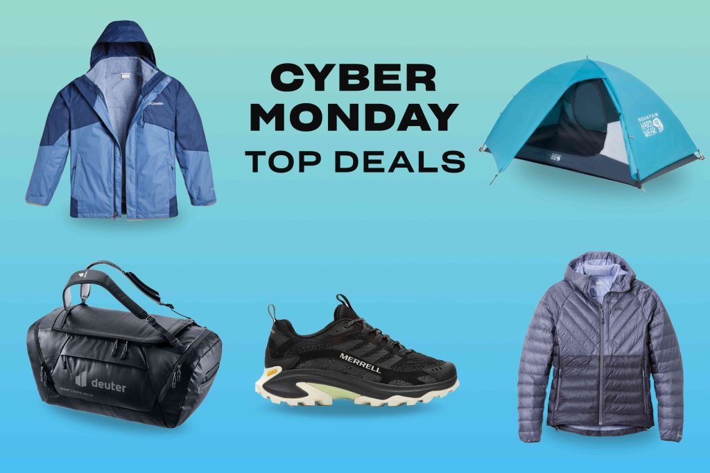 A blue background with text that reads " cyber monday top deals ".