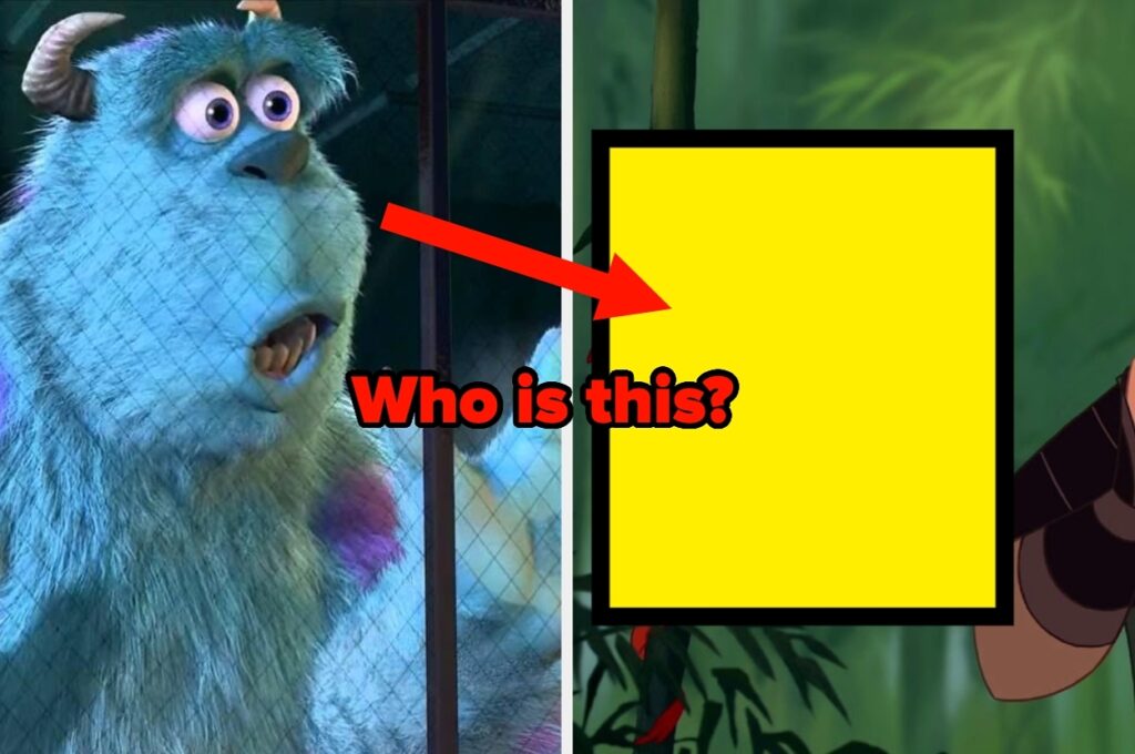 A picture of the character sulley from monsters inc.