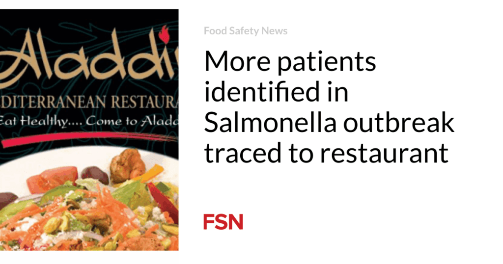 More patients identified in Salmonella outbreak traced to restaurant