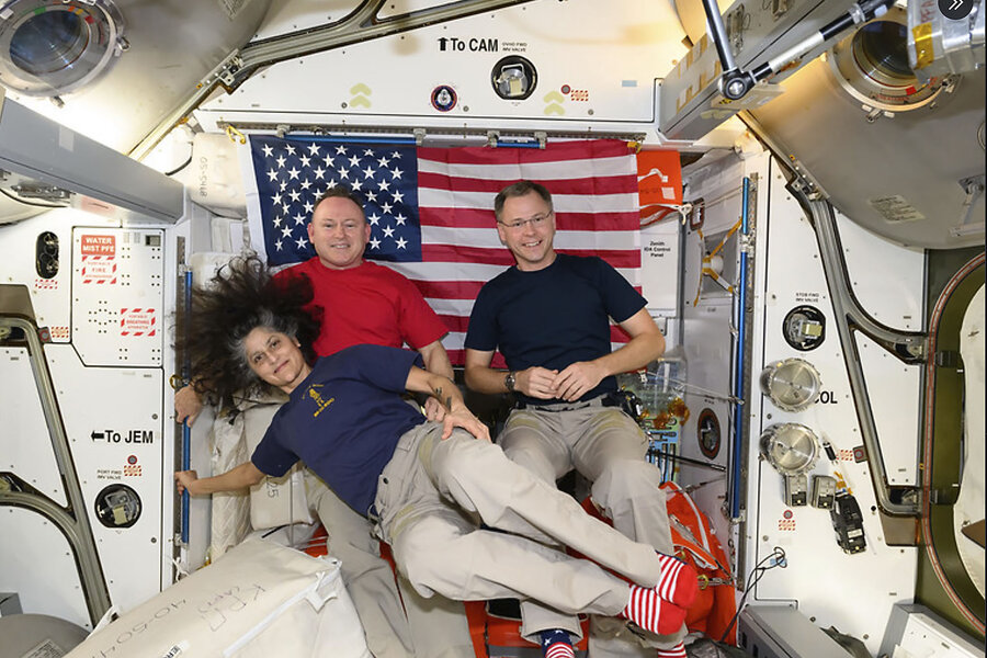 NASA astronauts prepare to end up a trip of strength Suni Williams (from left), Butch Wilmore, and Nick Hague aboard the International Space Station March 4, 2025.
