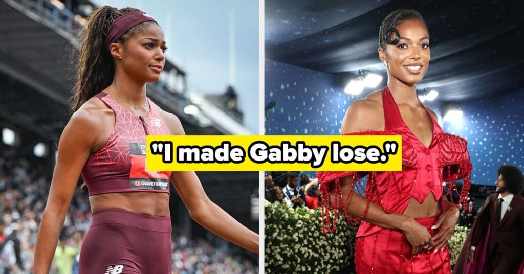 Gabby Thomas Slams Critic Of Her Interracial Relationship