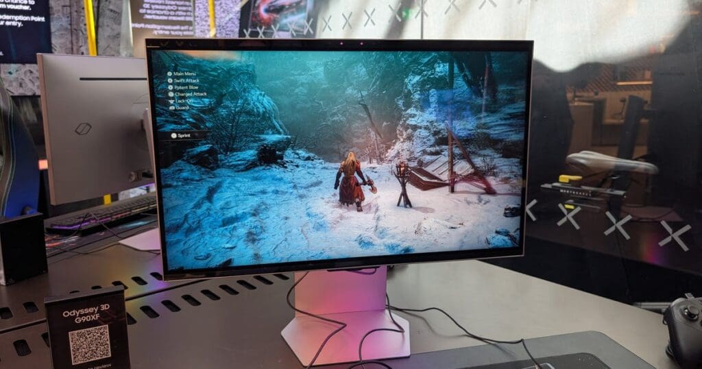 Samsung’s no-glasses 3D monitor could rise above gimmickry, but needs stronger game support to do it