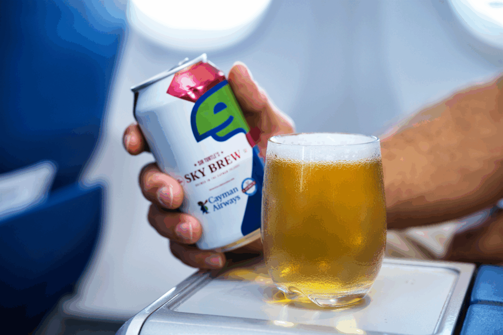 Cayman Airways Debuts the Caribbean’s First Inflight Signature Craft Beer: Sir Turtle’s Sky Brew