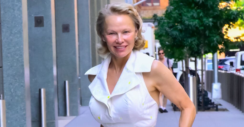 Pamela Anderson Wore the Summer Shoe Color You Haven't Tried Yet