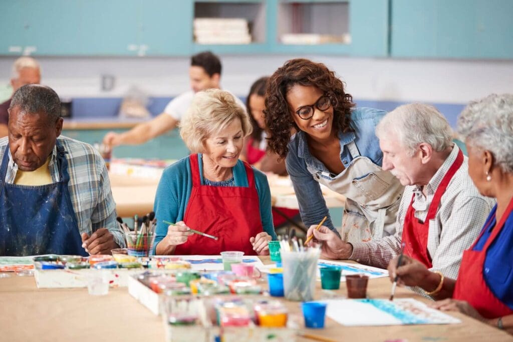 Why Art Therapy Can Be Great for People With Memory Loss or Dementia