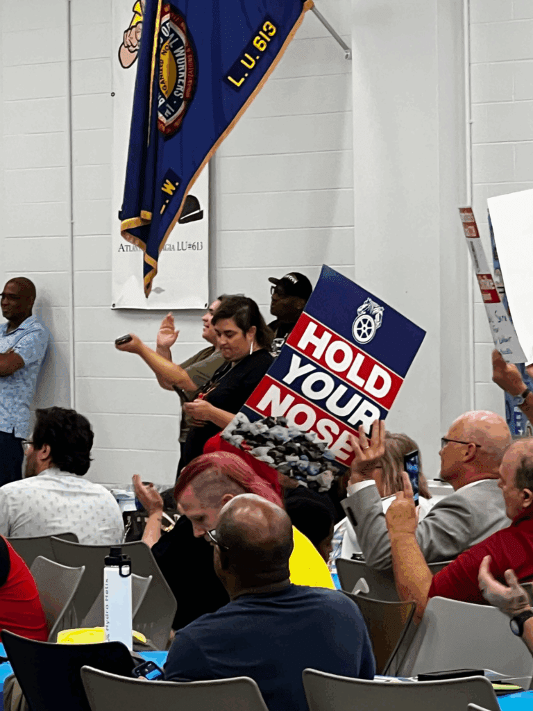 AFL-CIO bus tour in Atlanta: Demanding workers' rights