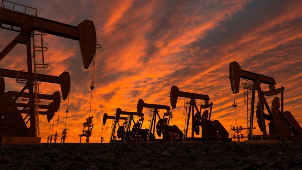Trump guaranteed a boring boom, however United States power market hasn’t been interested Silhouette Oil Pumps On Field Against Cloudy Sky During Sunset