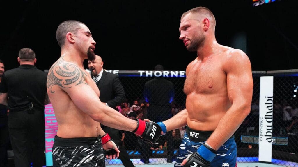 UFC Fight Night results: Reinier de Ridder edges out narrow split decision over Robert Whittaker in tough bout