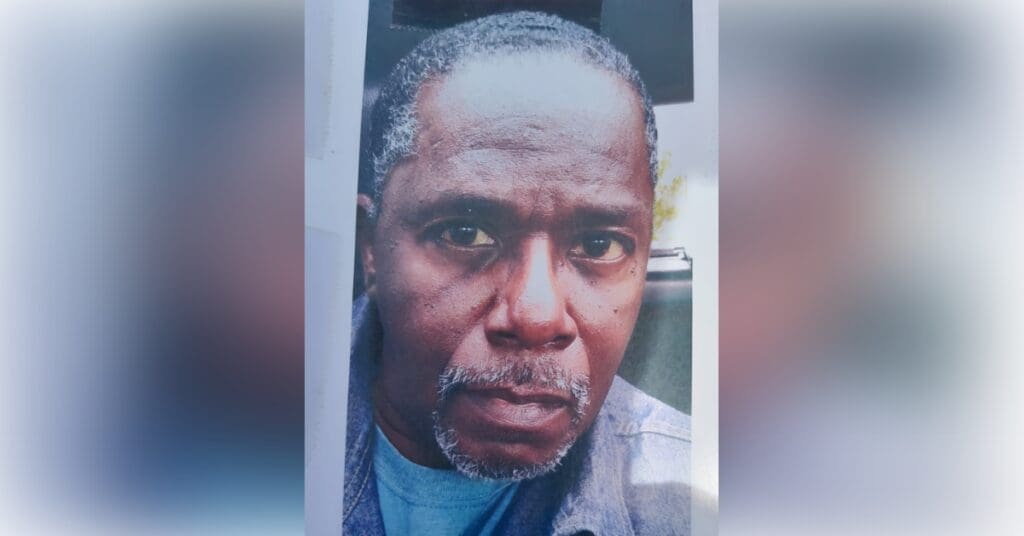 Man looking directly at the camera.