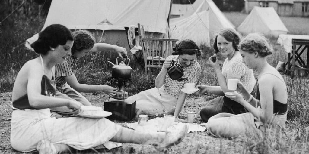 Vintage Photos of Camping 100 Years Ago