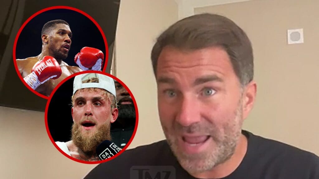 Eddie Hearn Says 'Very Good Chance' Jake Paul Is Anthony Joshua's Next Opponent