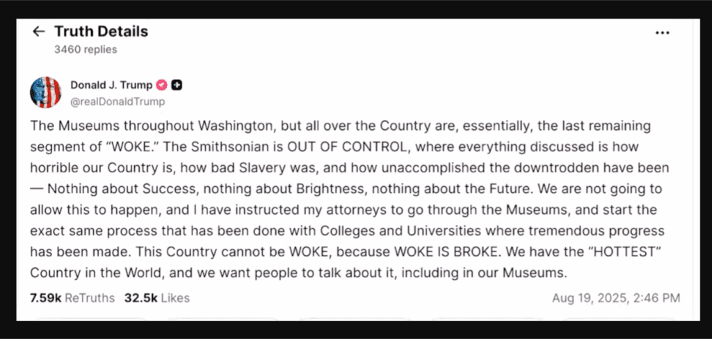 Donald Trump Attacks Smithsonian Over Slavery Exhibits, Sparks Outrage From Historians. – ThyBlackMan.com