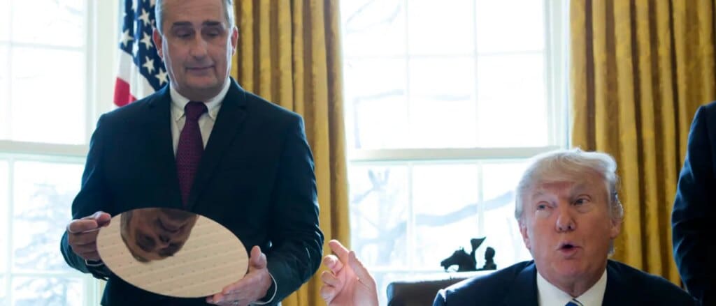 President Trump Meets With Intel CEO Brian Krzanich