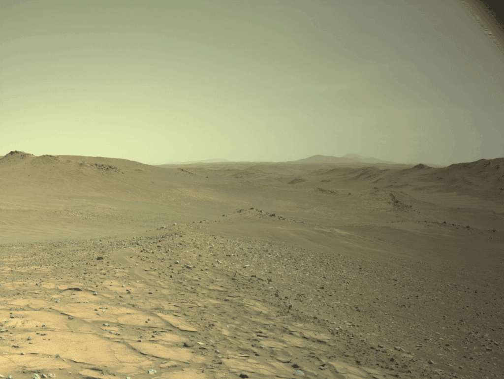 This image was taken when Perseverance topped Soroya ridge