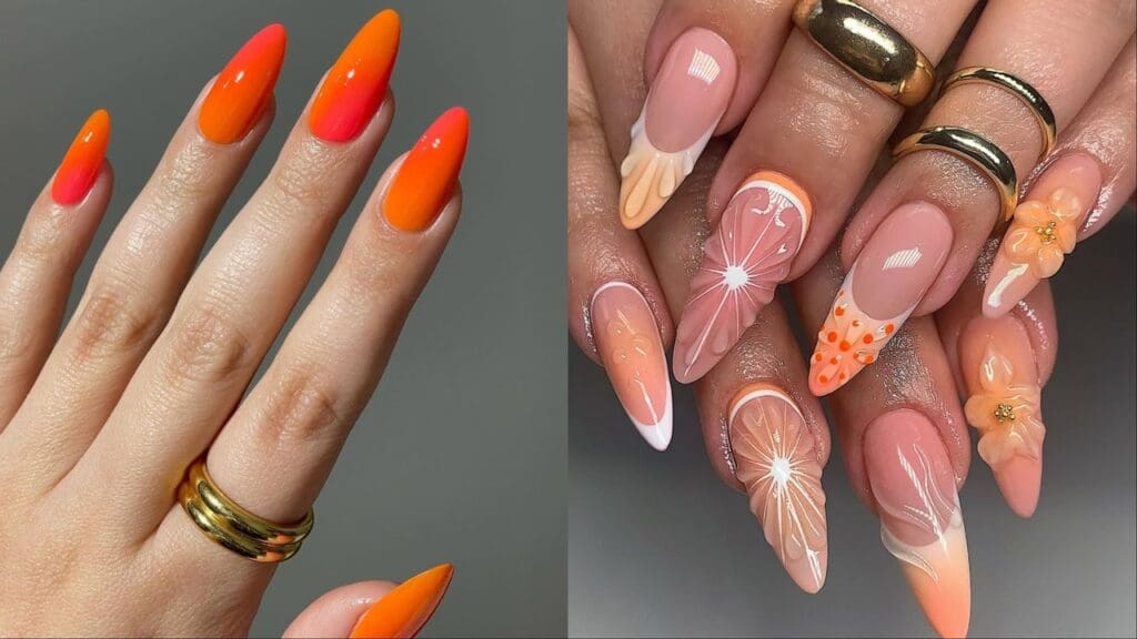 18 Orange Nail Ideas for a Juicy, Citrusy Manicure