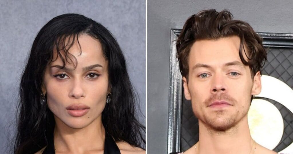 Zoë Kravitz and Harry Styles Walk Arm-In-Arm in Rome