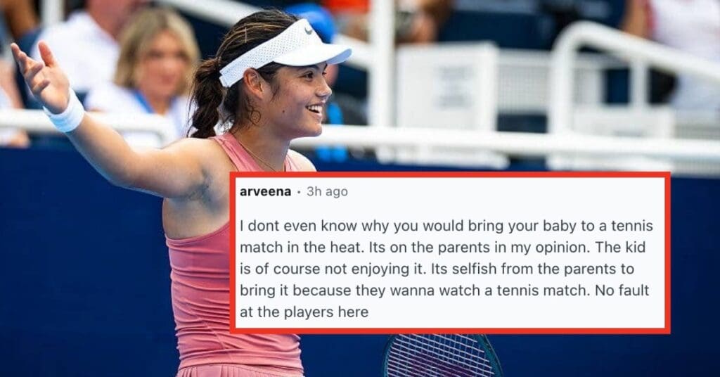 Emma Raducanu's Request To Remove Crying Child Goes Viral