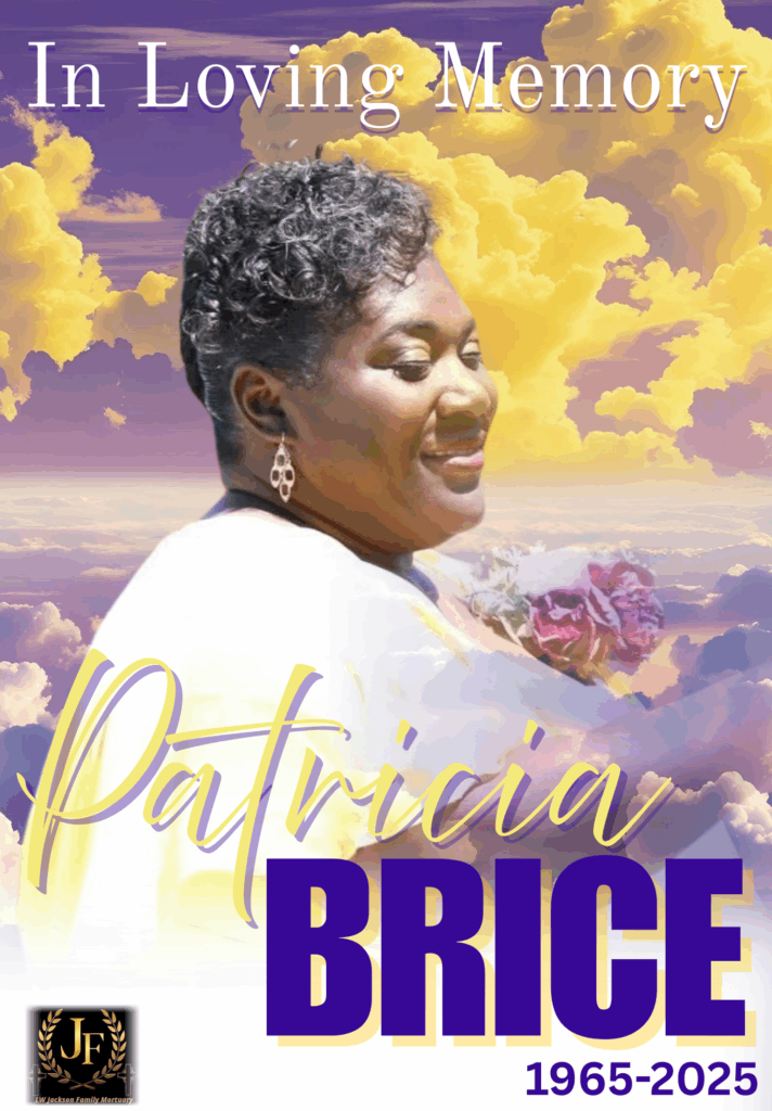 In loving memory tribute with smiling woman.