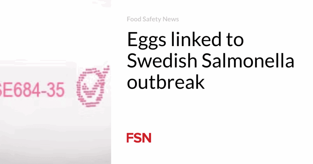 Eggs linked to Swedish Salmonella outbreak