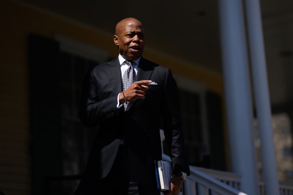 Mayor Eric Adams insists he's sticking with his reelection bid