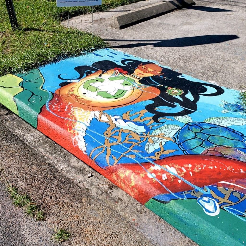 City Seeking Submissions for Phase Two of Storm Drain Art Project • Savannah, GA