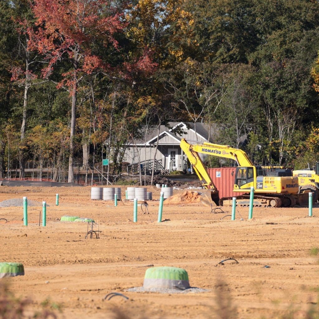 Construction for two housing developments have begun near Patterson Road. Traffic congestion is a concern in the area due to cars lining up on Patterson Road during school pickup and drop-off times at Annie Burnside Elementary School.