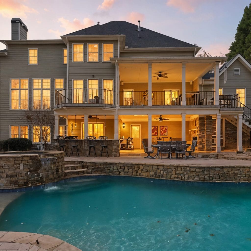 Entertainer’s Dream Home With Golf Course Views and Resort-Style Backyard