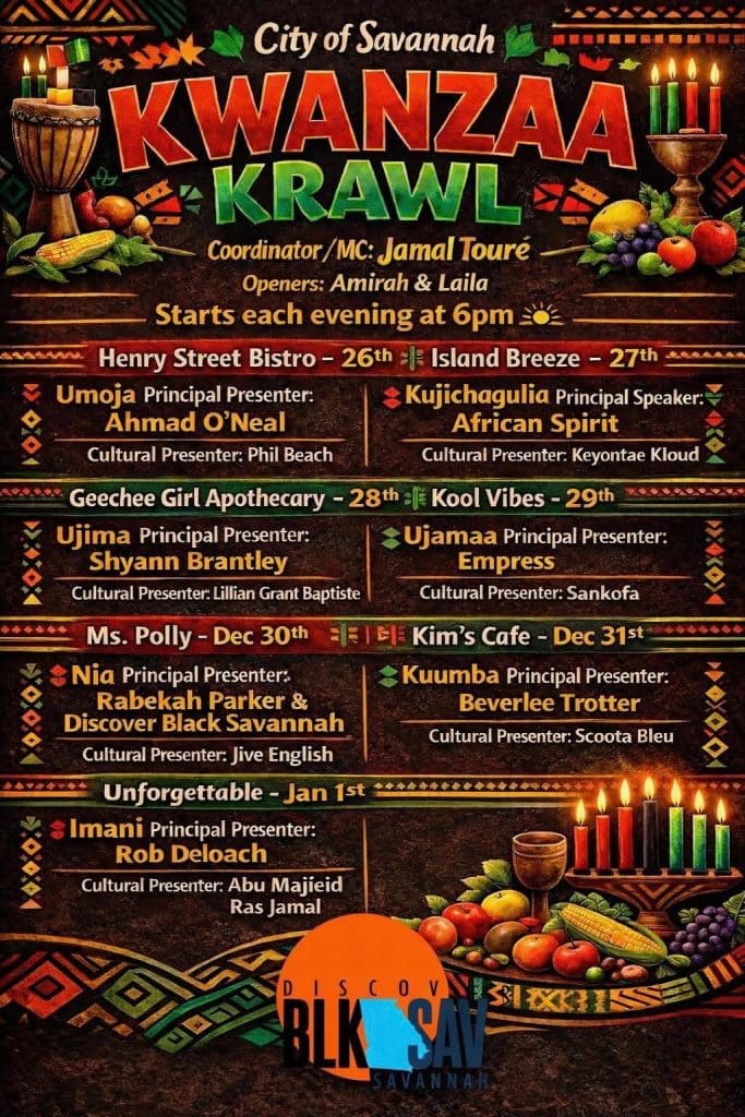 Kwanzaa Krawl Savannah