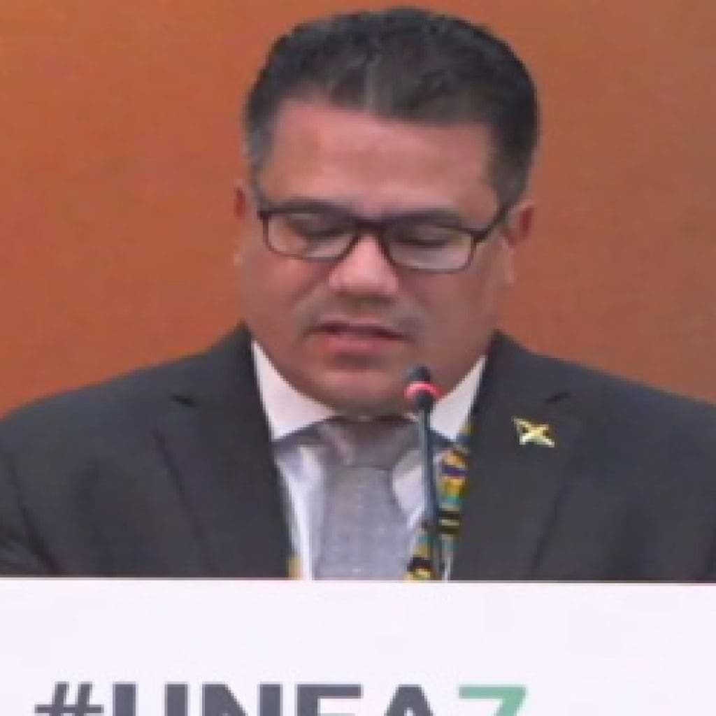KENYA-Jamaica’s minister of water elected as new UNEA president.