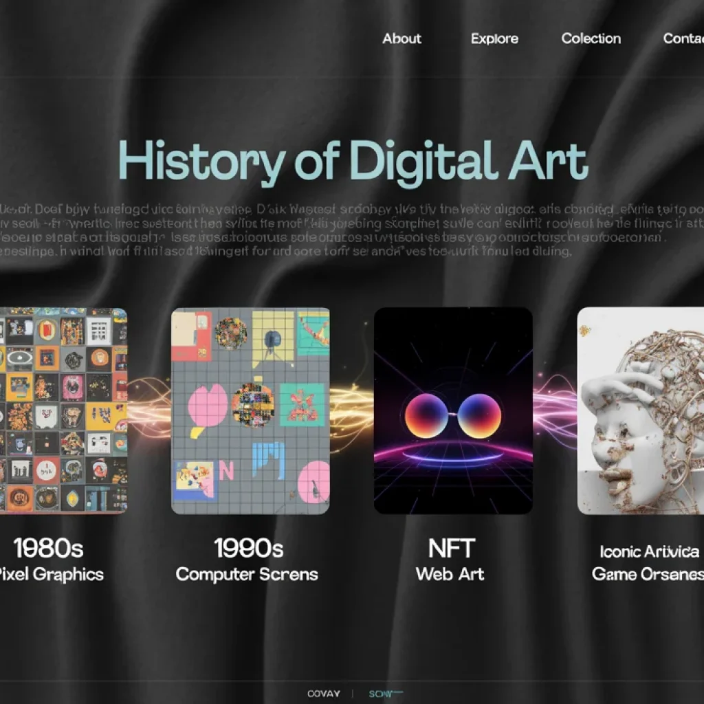The History of Digital Art: From 1960s Pixels to Today’s Blockchain