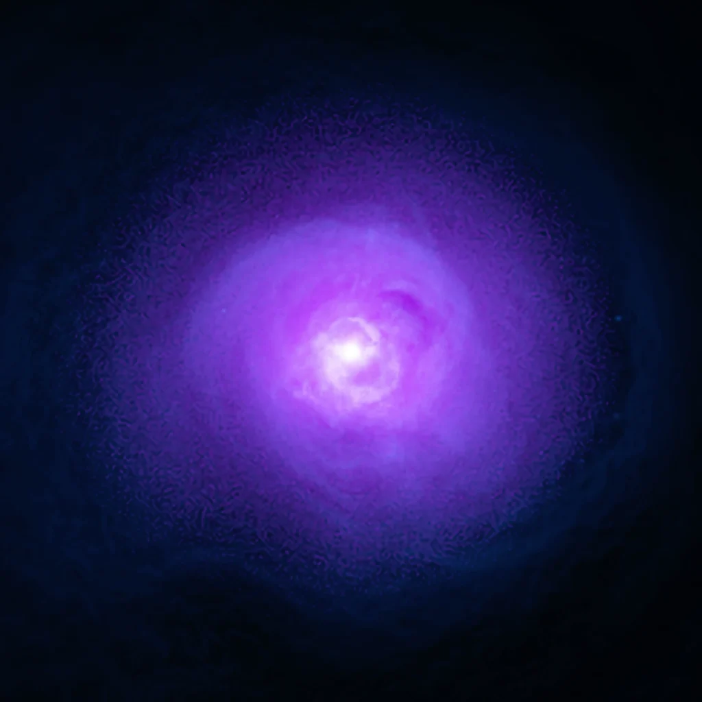 Chandra & IXPE composite image of the Perseus Cluster.