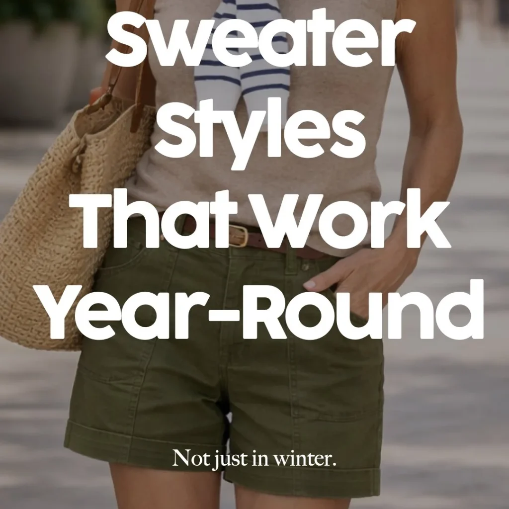 Sweater Styles That Work Year-Round (Not Just in Winter) — THE DAILEIGH