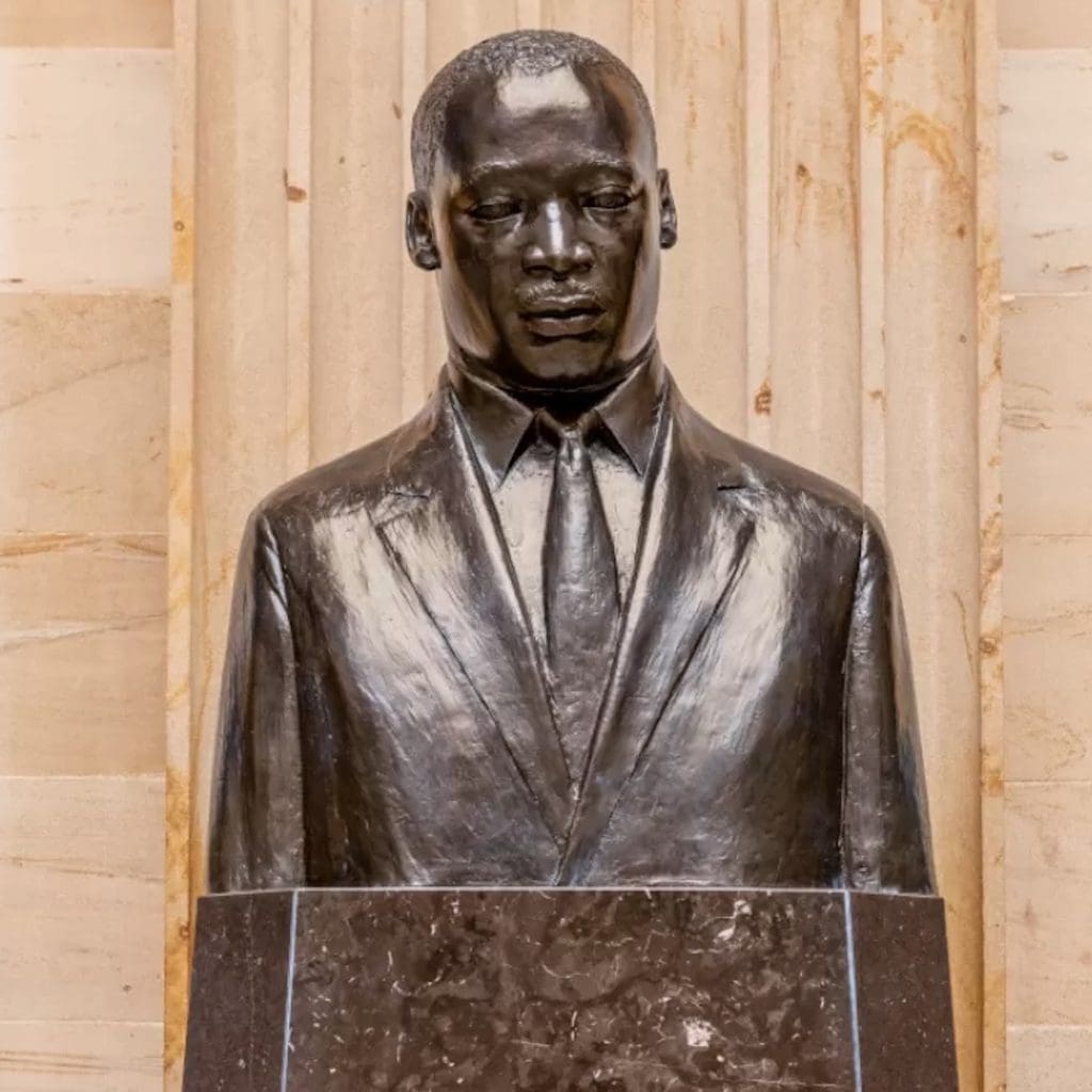 Bust of Martin Luther King Jr., on Display at U.S. Capitol Bears Witness to Politics, Presidential History, and Changing America