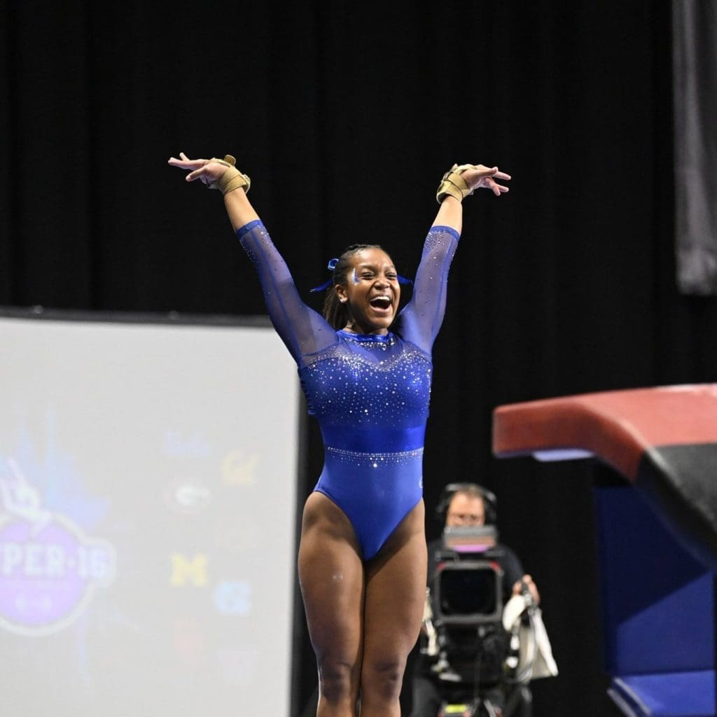 Former Fisk gymnast Morgan Price records her second perfect 10