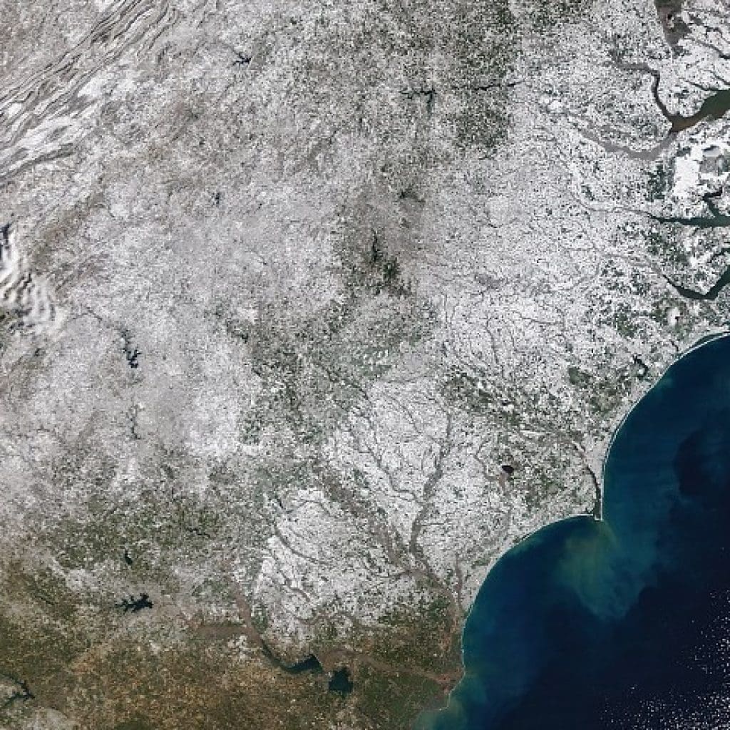 A Winter Season Covering Covers North Carolina A Winter Blanket Covers North Carolina