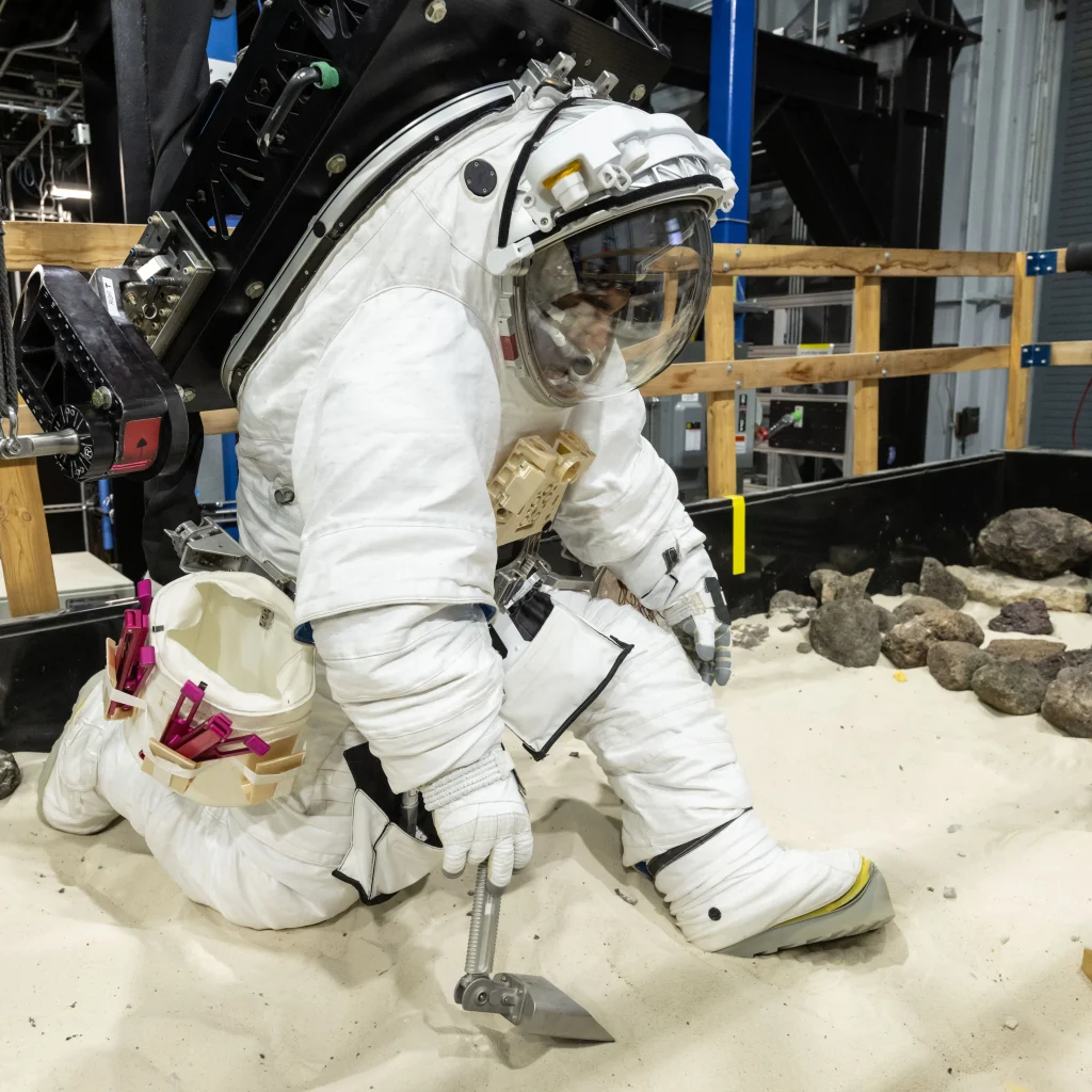 NASA Moon Objective Spacesuit Nears Turning Point NASA Moon Mission Spacesuit Nears Milestone
