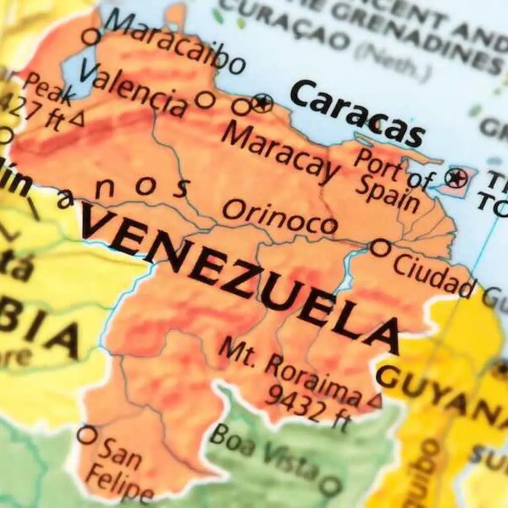 Map of Venezuela