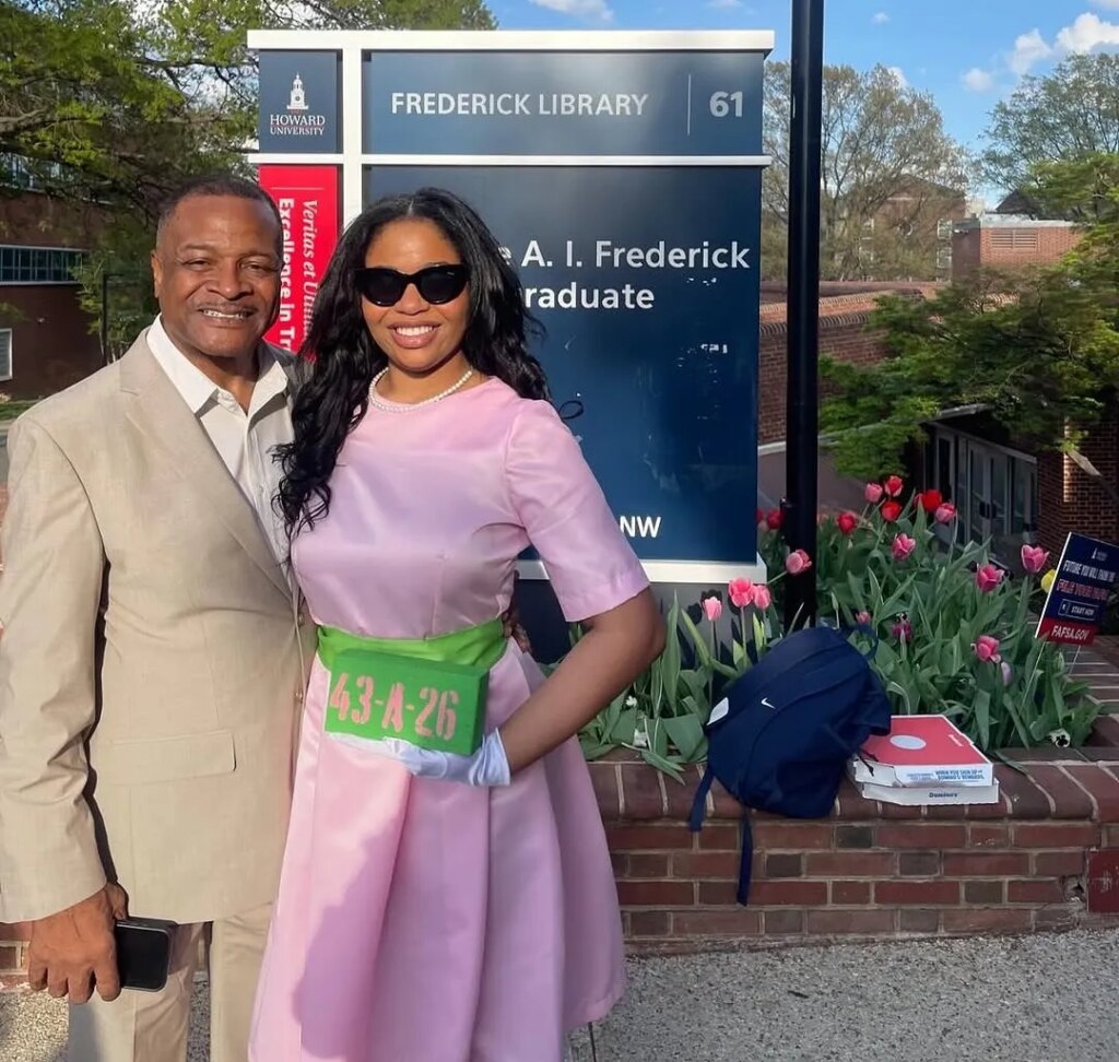George T. French Jr. Celebrates Daughter’s AKA Crossing at Howard