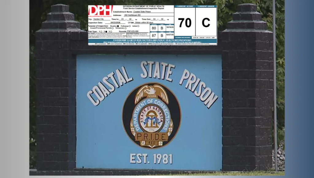 Live Roaches, Dead Mouse Cited on Coastal State Prison Health Inspection • The Georgia Virtue