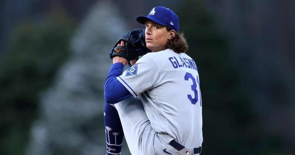 Tyler Glasnow weathers cold, leads Dodgers to win at Colorado