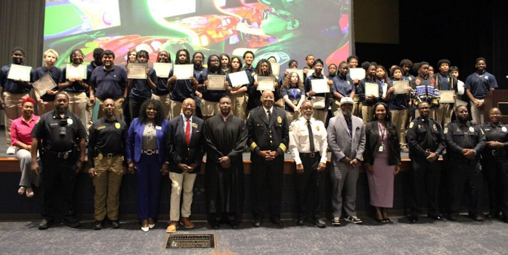 More Than 60 SCCPSS Students Graduate from the Junior Police Academy Program