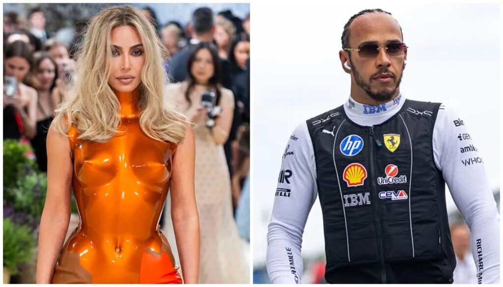 Kim Kardashian & Lewis Hamilton Leave Date Night Hand-In-Hand