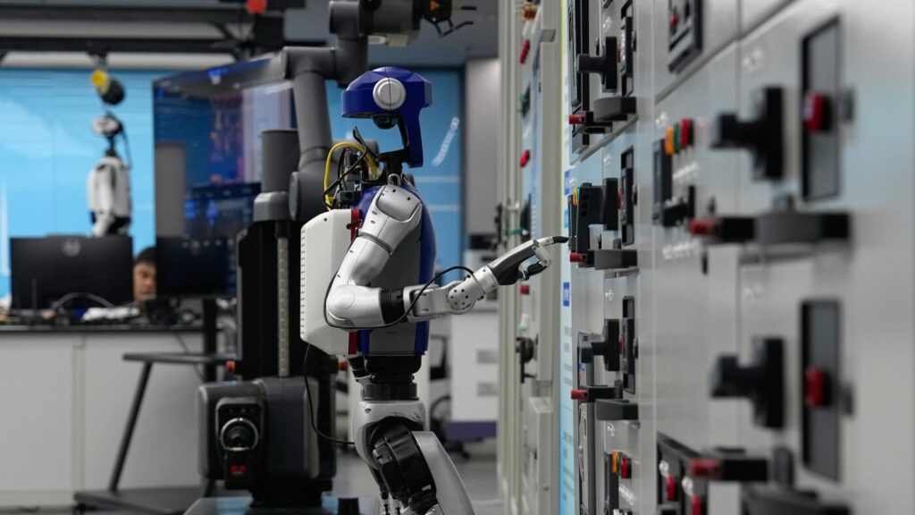 A tech worker in China is laid off and replaced by AI. Is it legal? : NPR