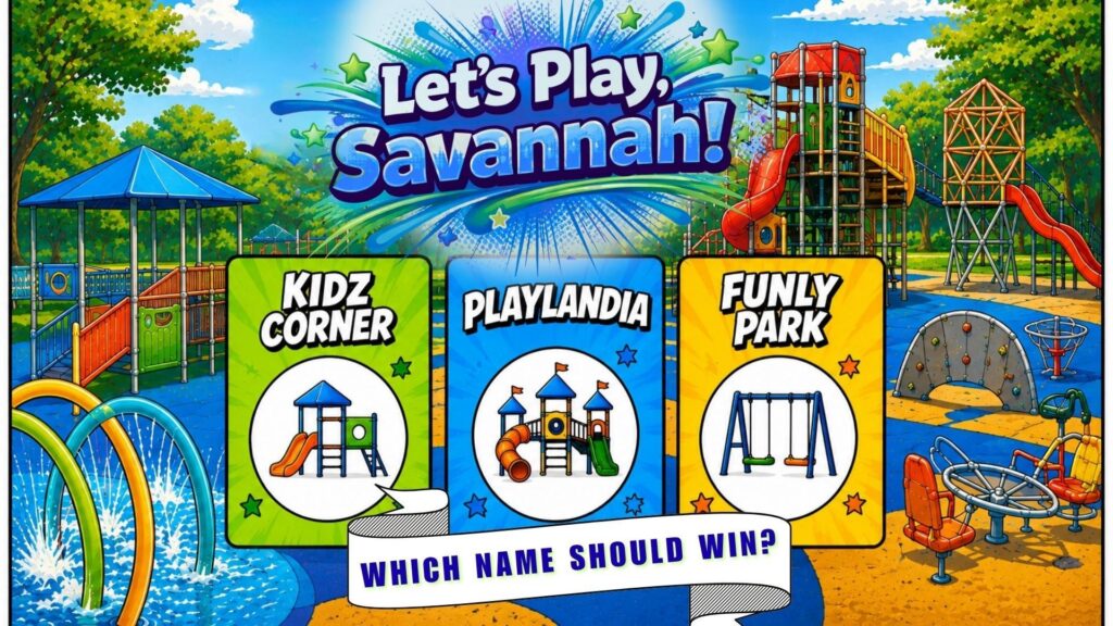 City of Savannah Invites Community to Vote on Name for New Signature Playground at Daffin Park • Savannah, GA