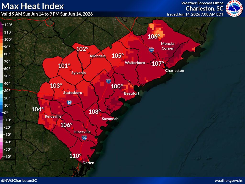City of Savannah Issues Extreme Heat Advisory • Savannah Herald City of Savannah Issues Extreme Heat Advisory • Savannah, GA