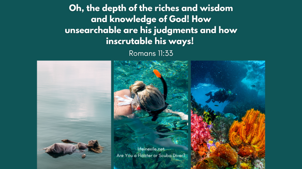Dive Deep into God’s Word: From Floating to Faith Dive Deep into God's Word: From Floating to Faith