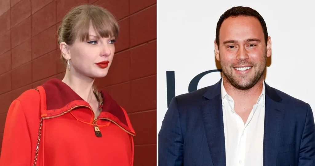 Taylor Swift, Scooter Braun Nearly Cross Paths at NBA Finals Taylor Swift, Scooter Braun Nearly Cross Paths at NBA Finals