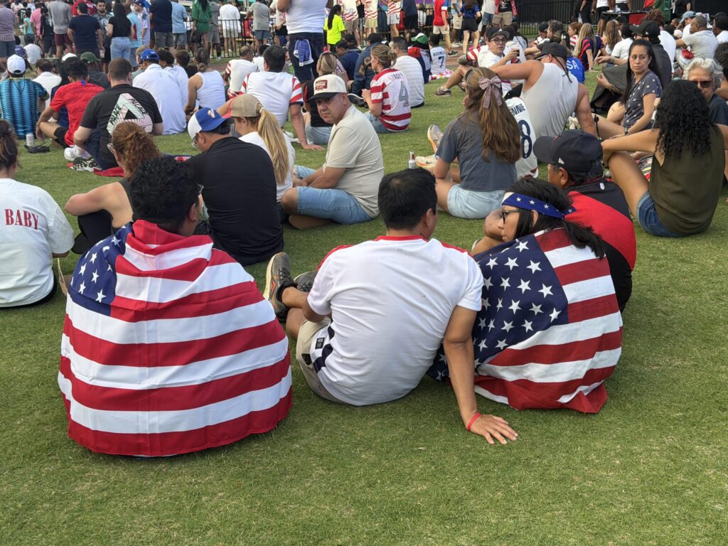 Thousands cheer as USA beats Paraguay at FIFA Fan Fest Thousands cheer as USA beats Paraguay at FIFA Fan Fest